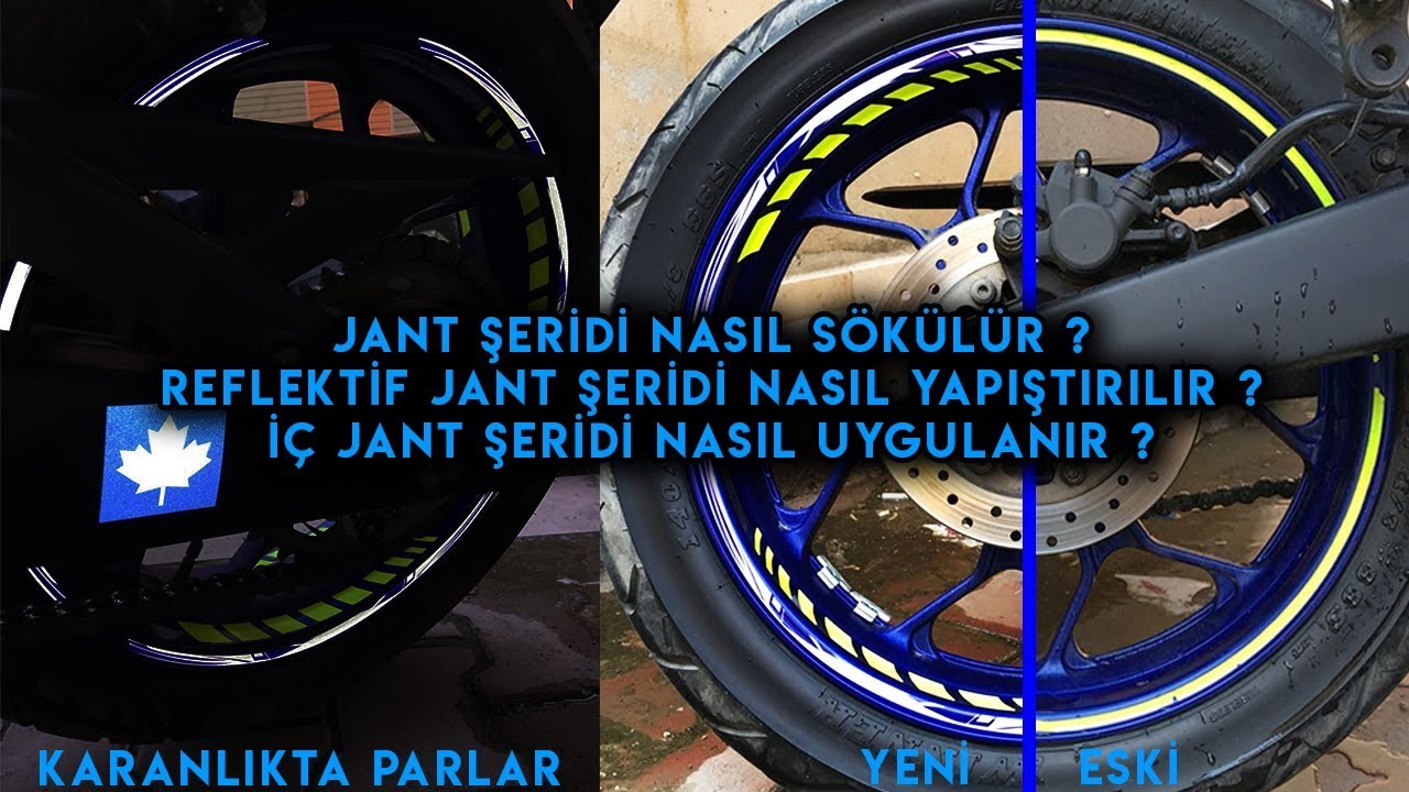 Eski Jant Şeridi Nasıl Sökülür & Yeni Jant Şeridi Nasıl Yapıştırılır ?