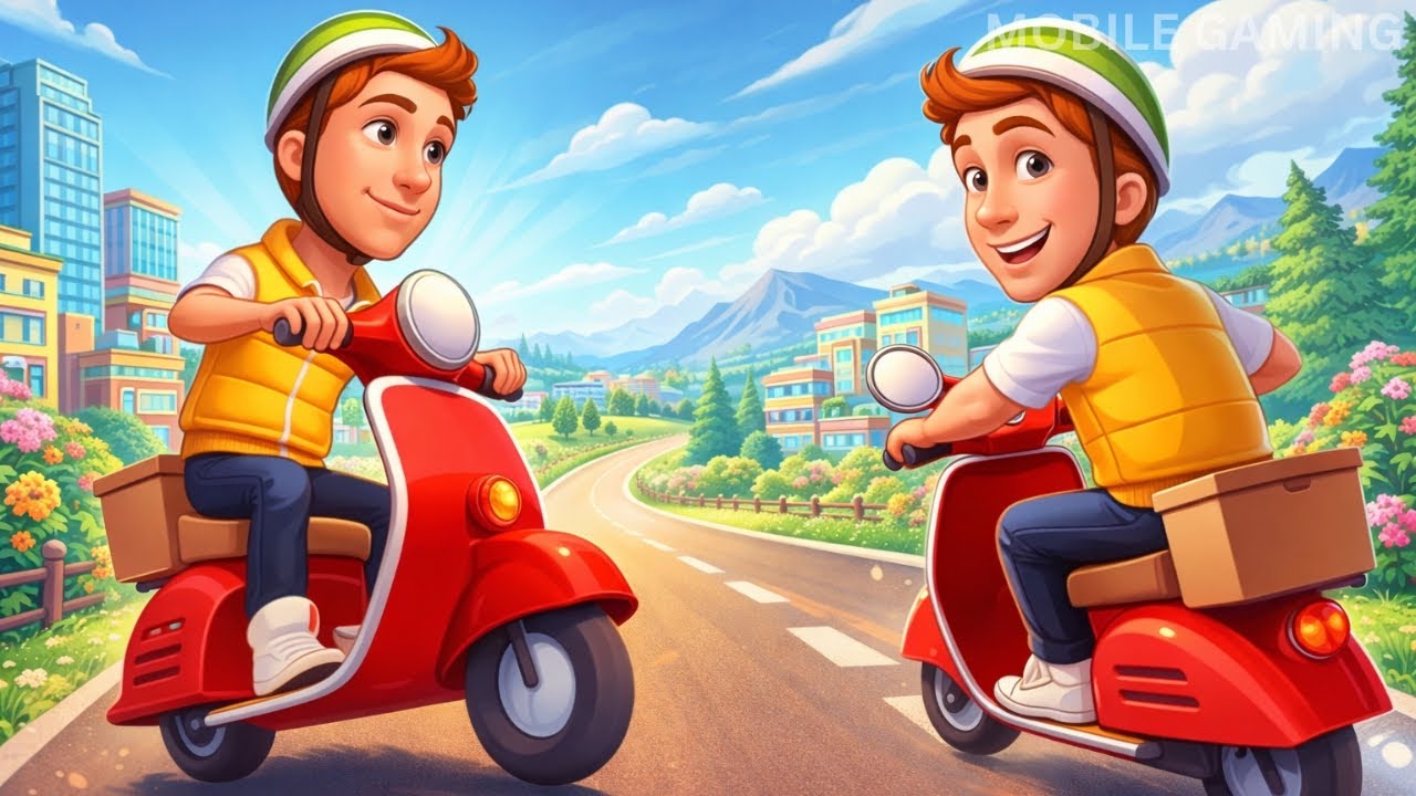 Paper Boy Race Running Game Forward vs Reverse Gameplay | MOBILE GAMING 