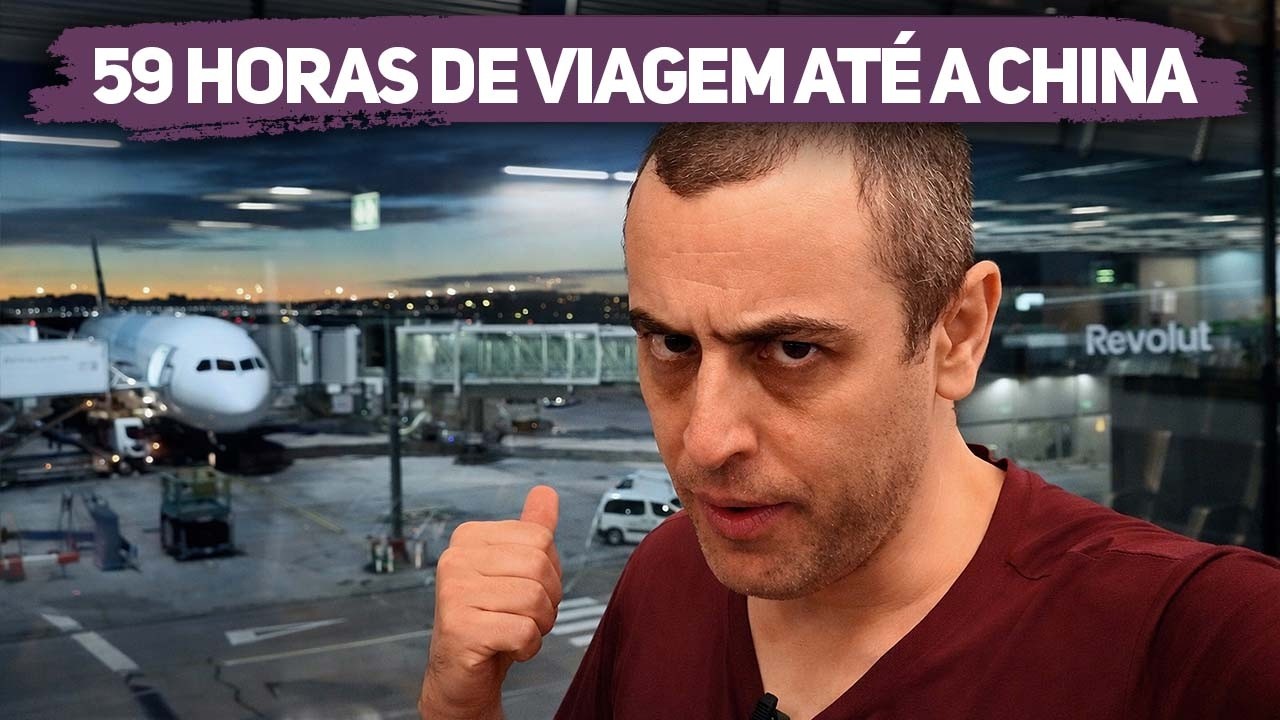 A viagem de 59 HORAS até a CHINA