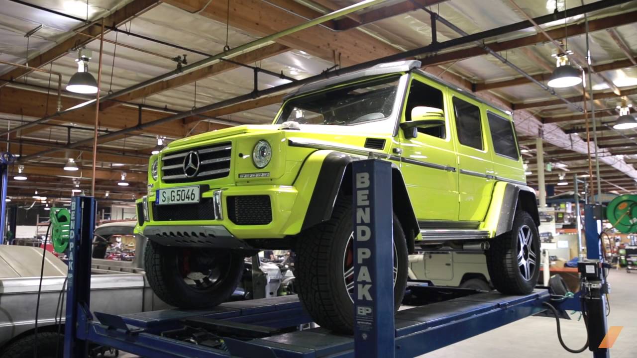 What's Underneath The Mercedes G500 4x4 Squared?