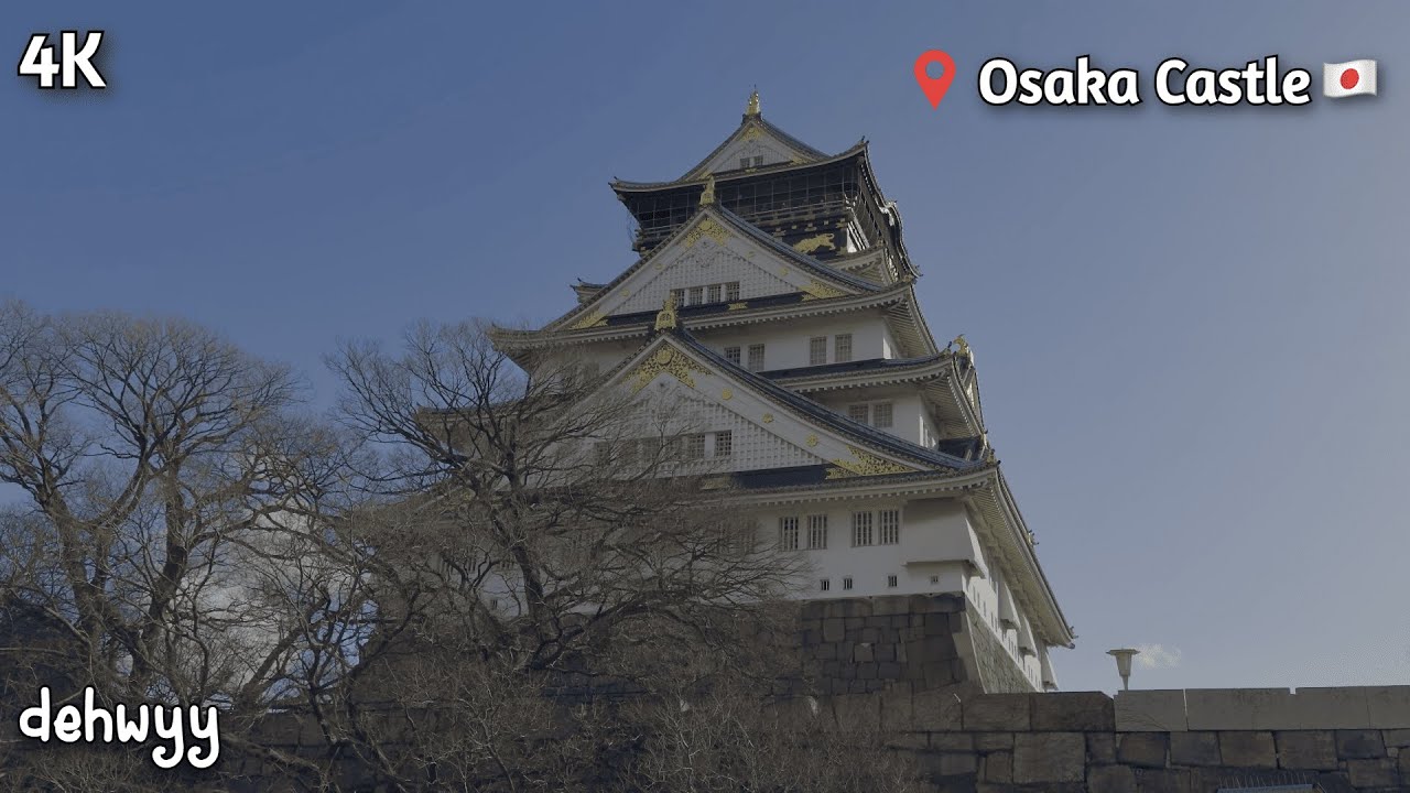 🇯🇵 Osaka, Japan • 4K • 60 FPS • Osaka Castle