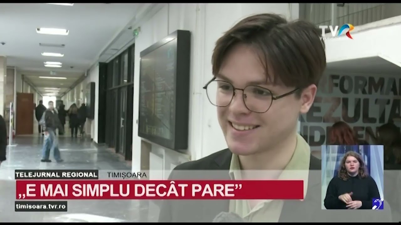 TVR Timişoara şi Univ. de Vest pun în valoare creativitatea studenților #StiriRegionale @TVRTM