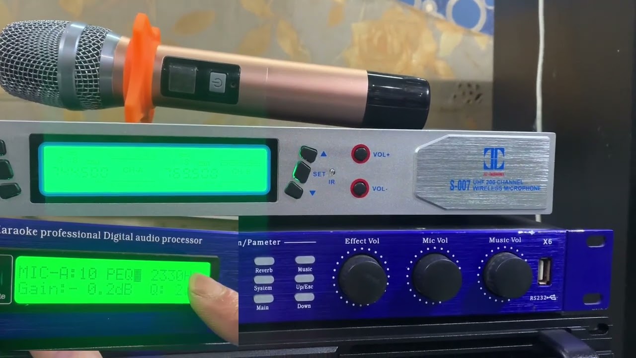 Hướng dẫn chỉnh các bước cơ bản khi sử dụng vang số x8
