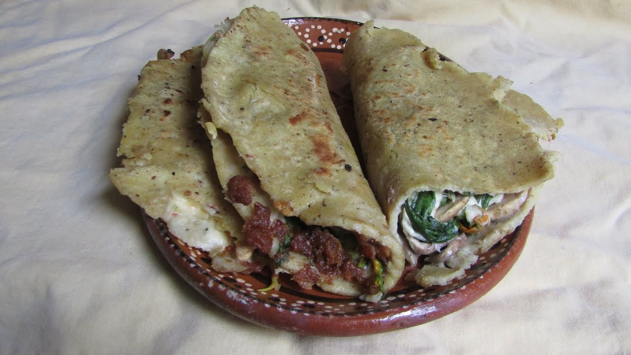 Quesadillas poblanas receta tradicional