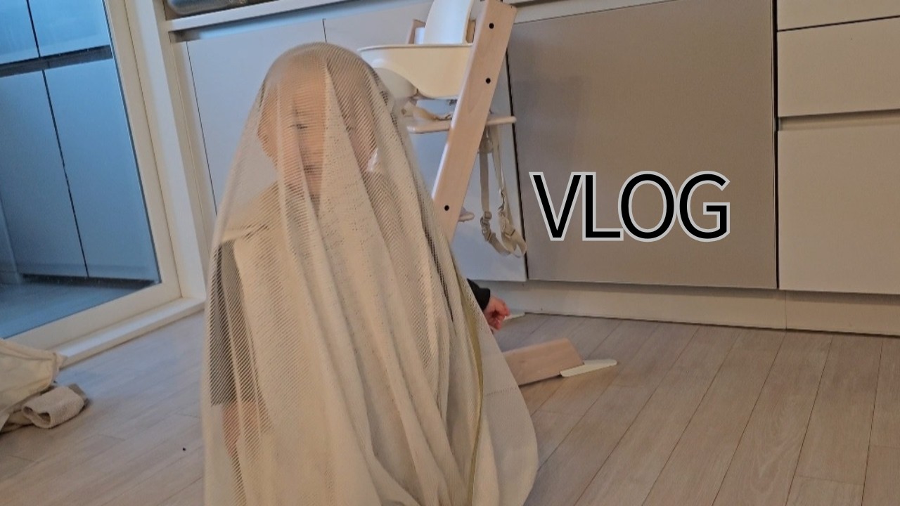드디어 13개월👶 빨래망 뒤집어쓰고 엄마 숟가락 뺏는 장꾸 브이로그