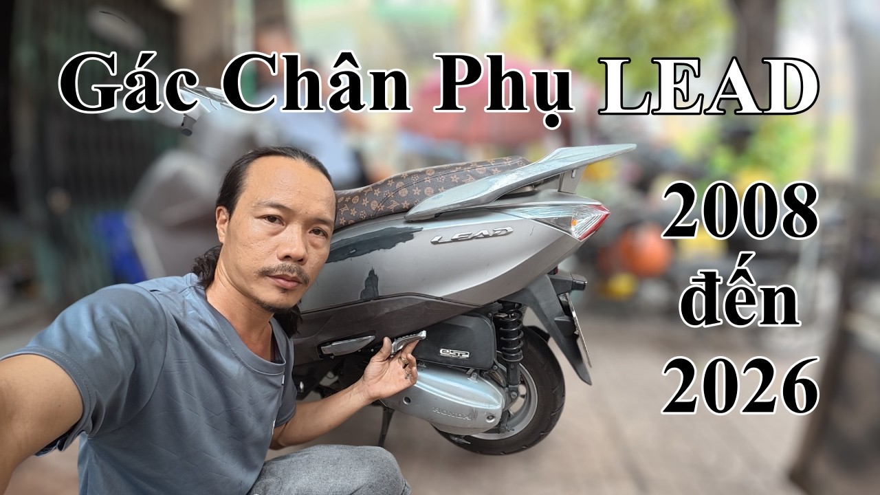 Gác Chân Phụ Honda LEAD 2008 - 2026 || Đồ Chơi Xe Máy Thuận Tiến