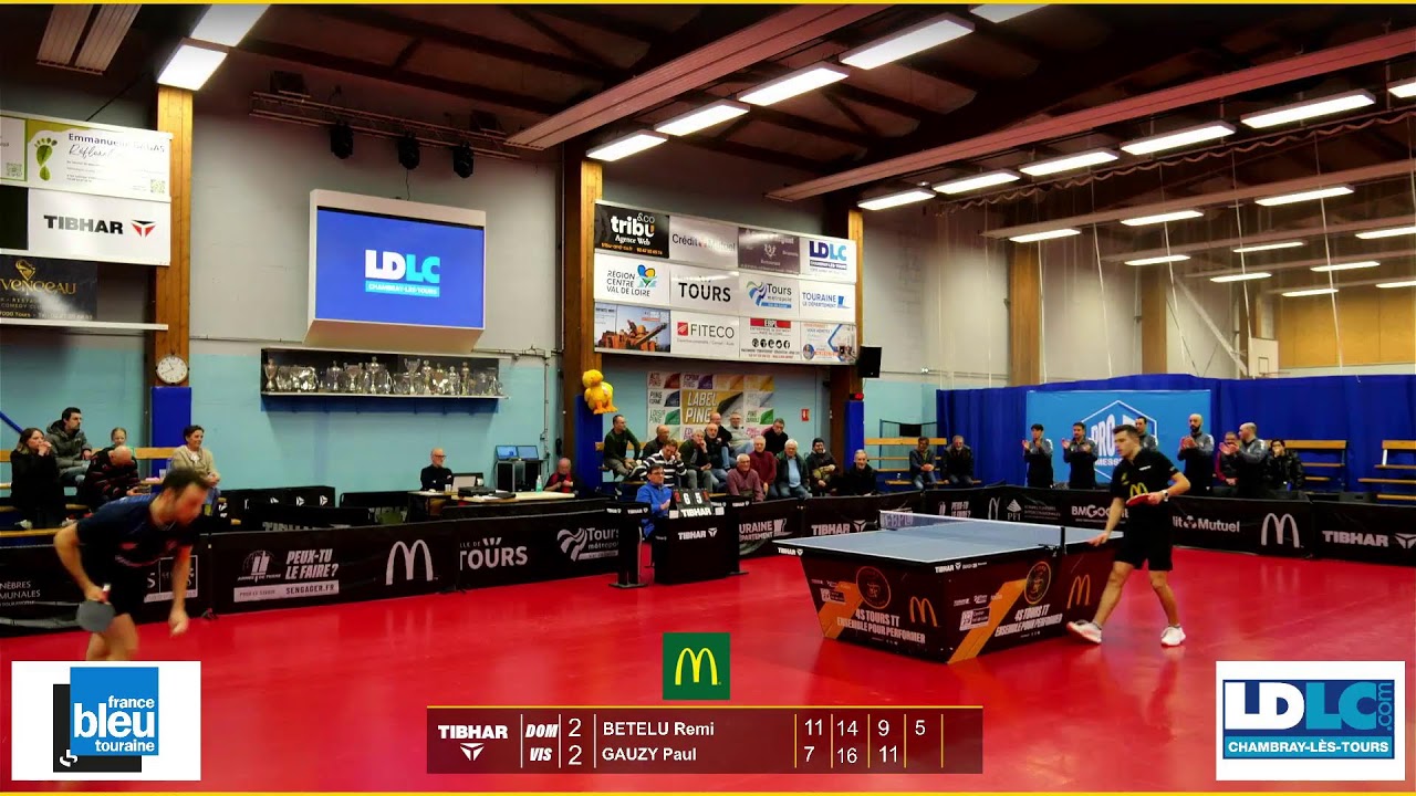 Tennis de table Pro B : 4S Tours vs Boulogne Billancourt