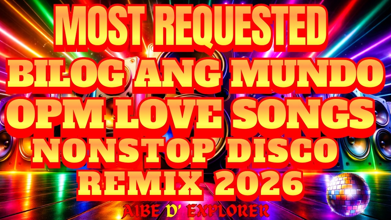 🔥💫BILOG ANG MUNDO ❤️ MOST REQUESTED OPM LOVE SONGS | NONSTOP DISCO REMIX 2026