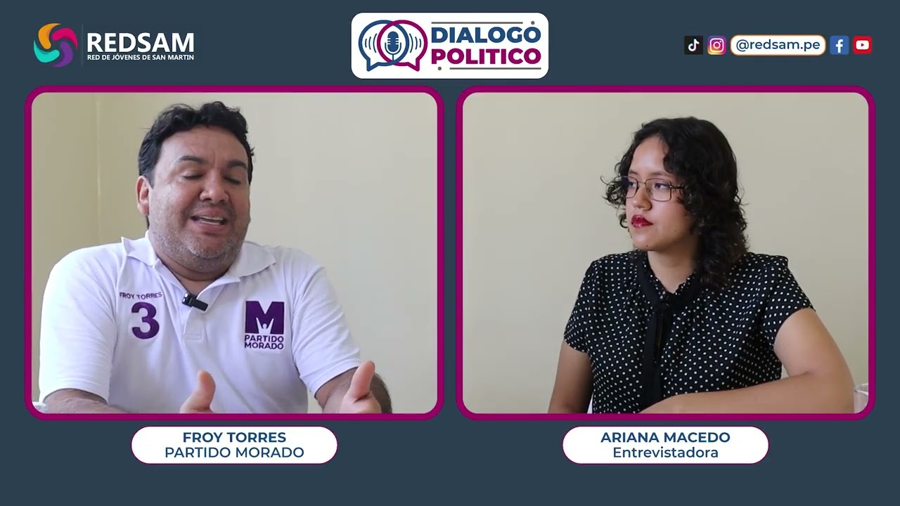 #DiálogoPolítico con Froy Torres, candidato a Diputado N° 3 por el Partido Morado