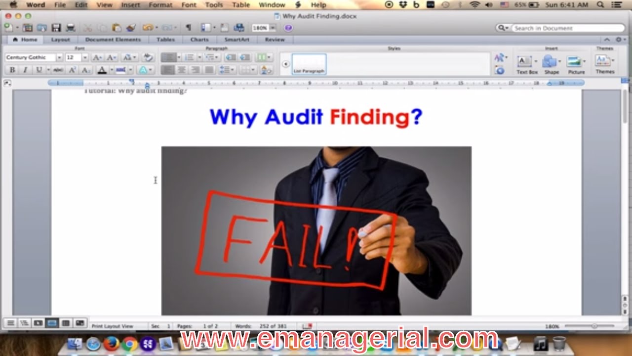 Why audit finding