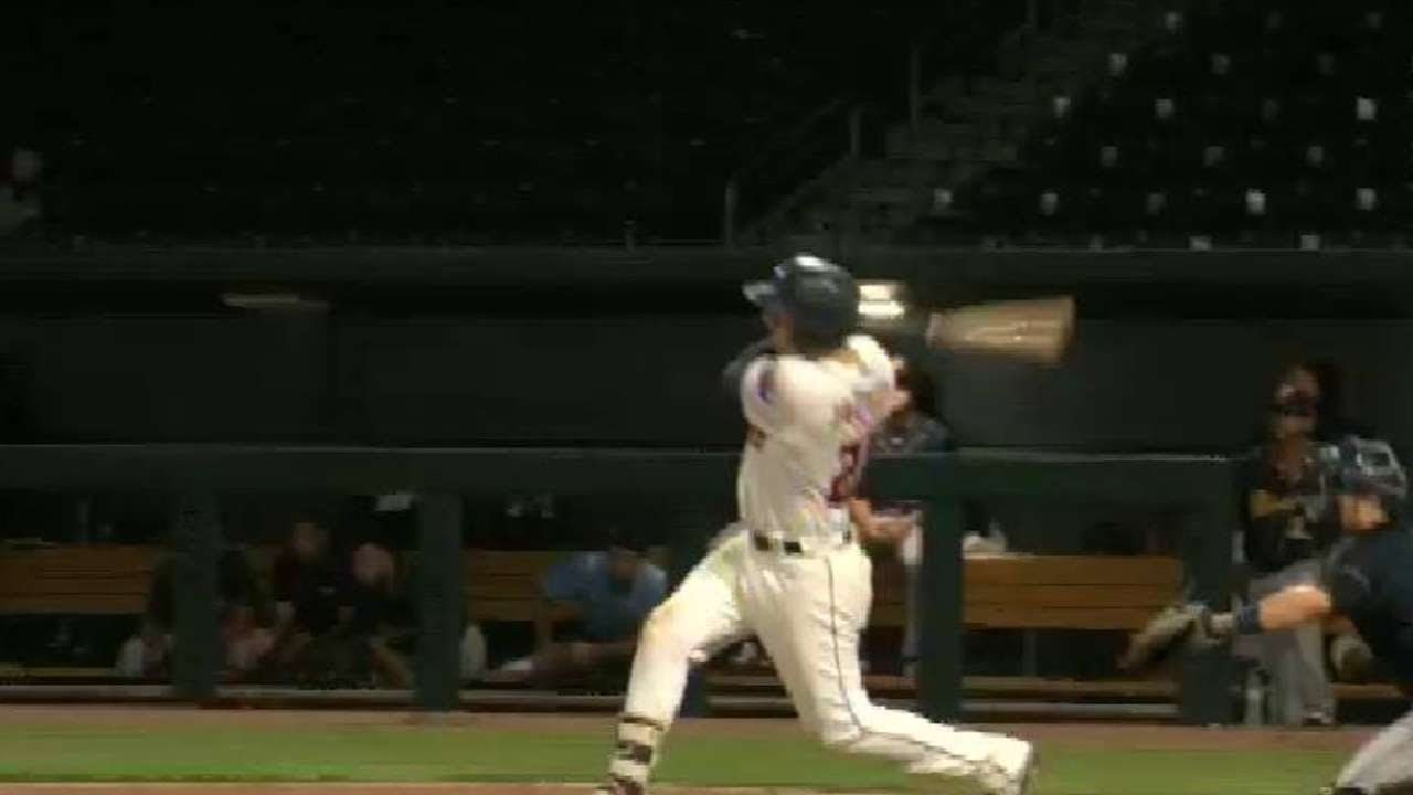 Jagielo's grand slam gives Jumbo Shrimp lead
