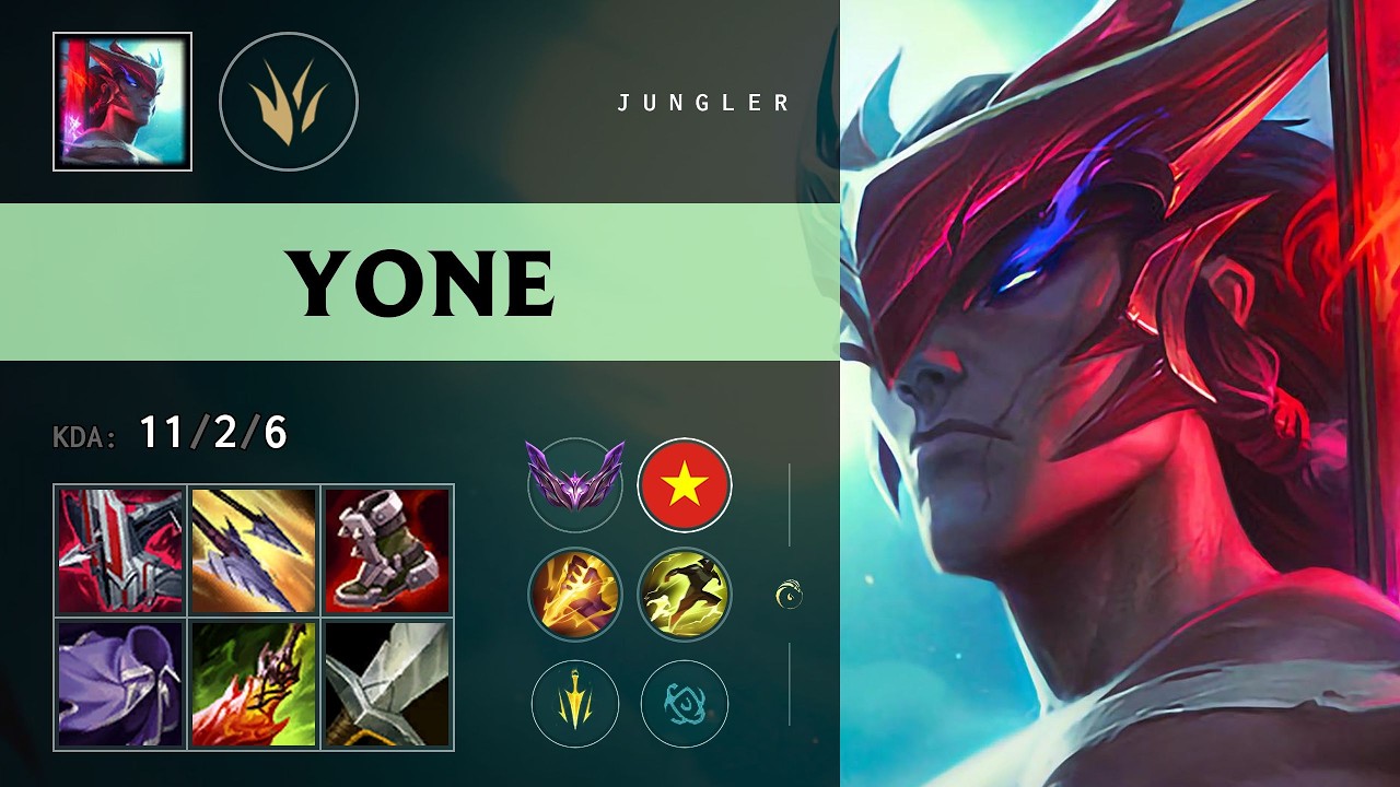Yone Jungle vs Kha'Zix - VN Master Patch 26.13