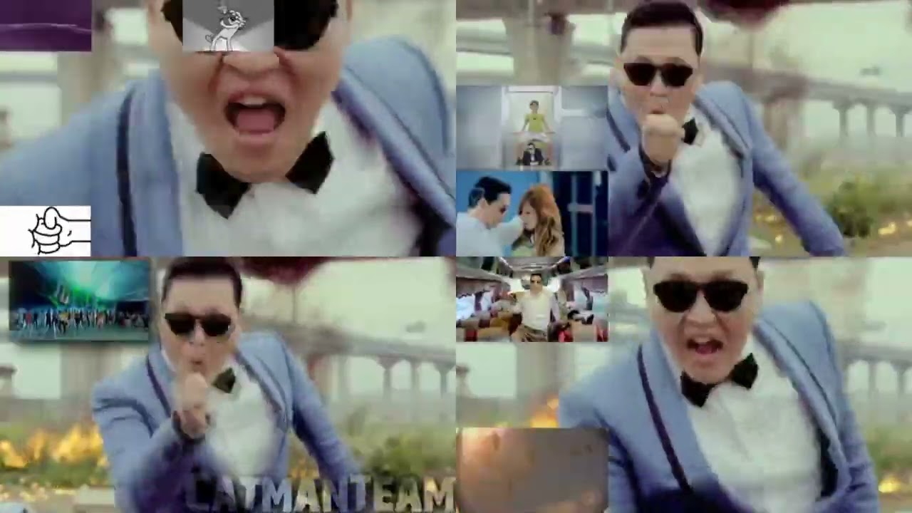 Gangnam style Sparta Remix Quadparison