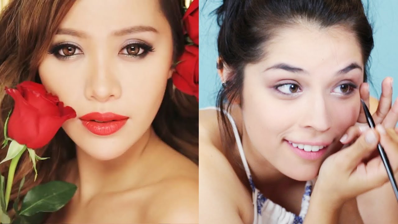 Beauty Newbies Try Michelle Phan's Spanish Rose Look