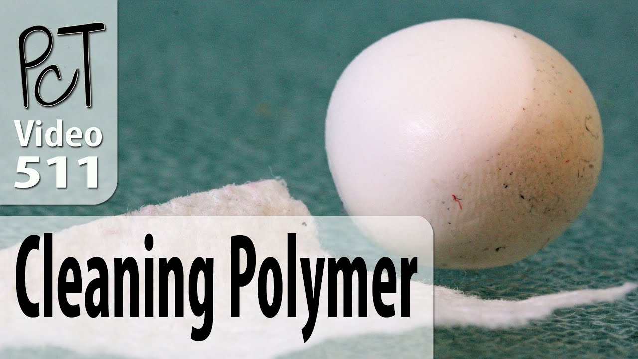 Cleaning UnBaked Polymer Clay - Lint & Dust