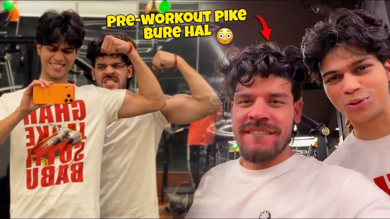 Ye kya hogya pre workout pike 😳