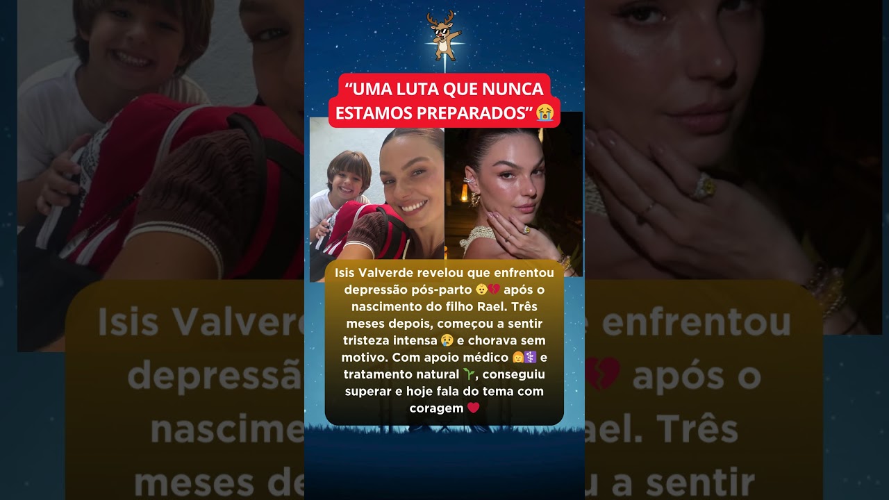 Isis Valverde revela que enfrentou depressão pós-parto e desabafa sobre experiência