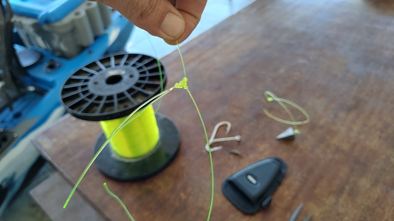 Como fazer chicote de pesca, nó tipo 