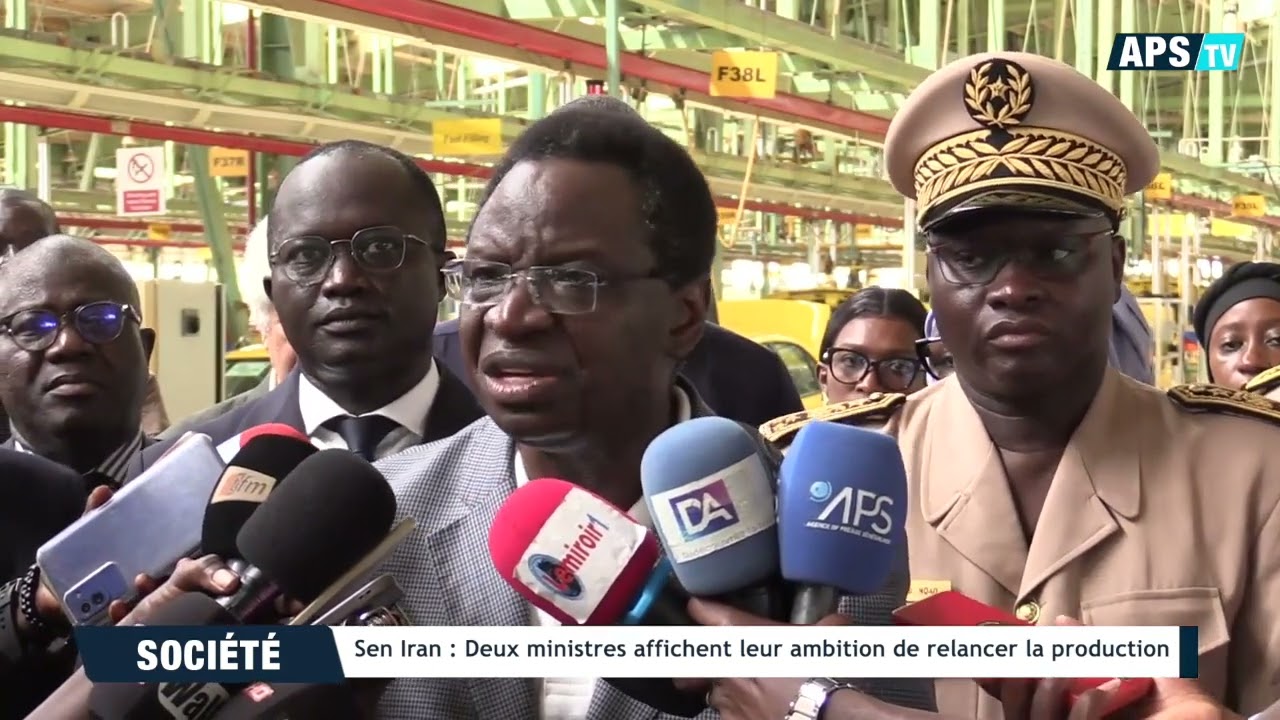 Sen Iran : Deux ministres affichent leur ambition de relancer la production.