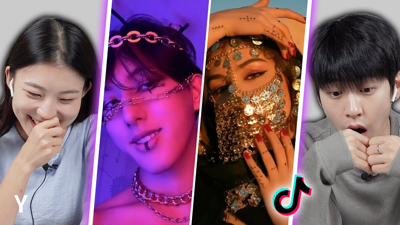 корейцы впервые реагируют на вызов TikTok «Арабские ночи» | Y