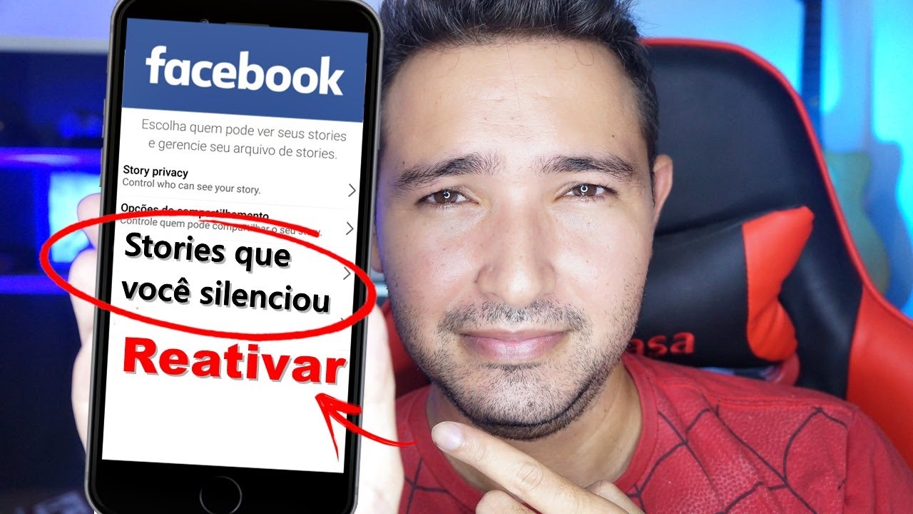 Como Reativar stories de amigo silenciado no facebook -  "Des Silenciar" amigos no Facebook