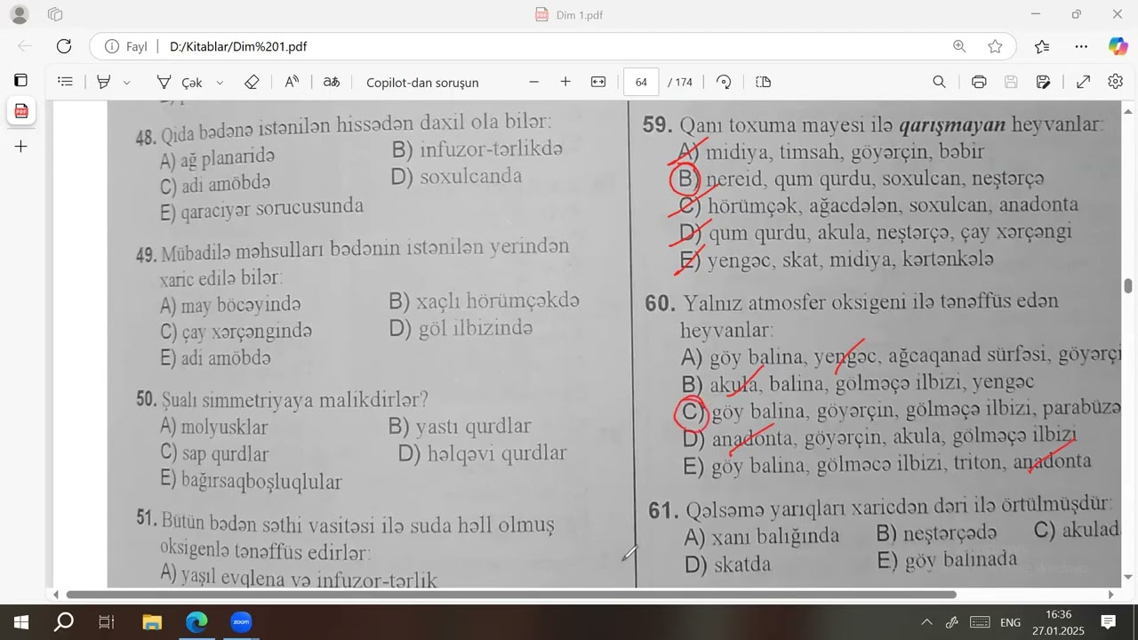 #biologiya DİM Mövzulararası əlaqə. Heyvanlar aləminin inkişafı 34-83, 0503613579