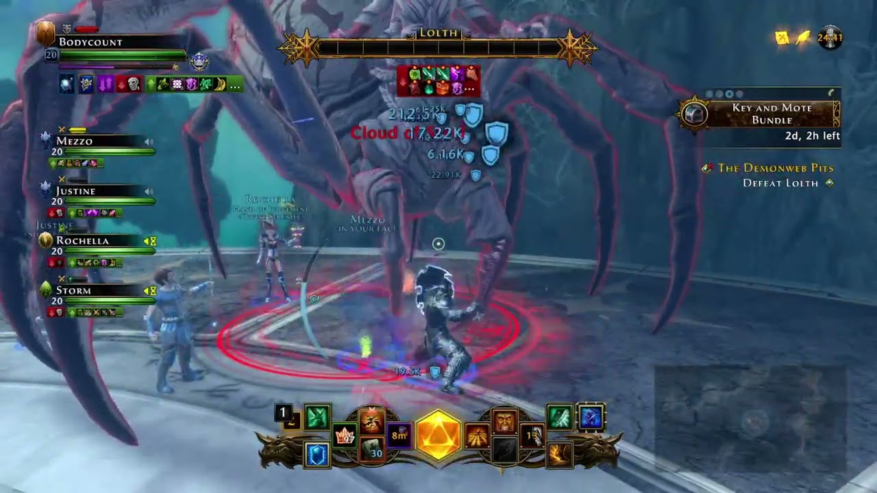 Neverwinter | MMORPG | Demonweb Pits Pt. 7 - Battling Lolth (Con't)