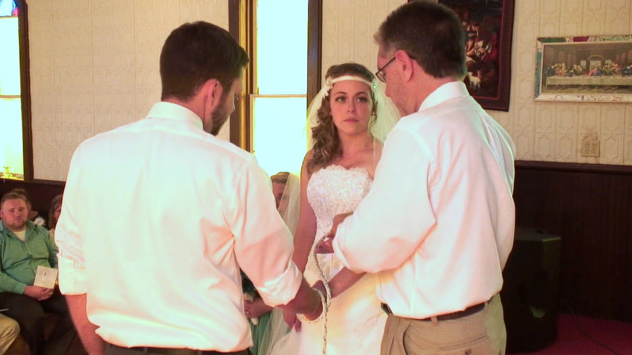Wedding Handfasting of Vows • Nathan & Courtney • Mt. Pleasant, MI