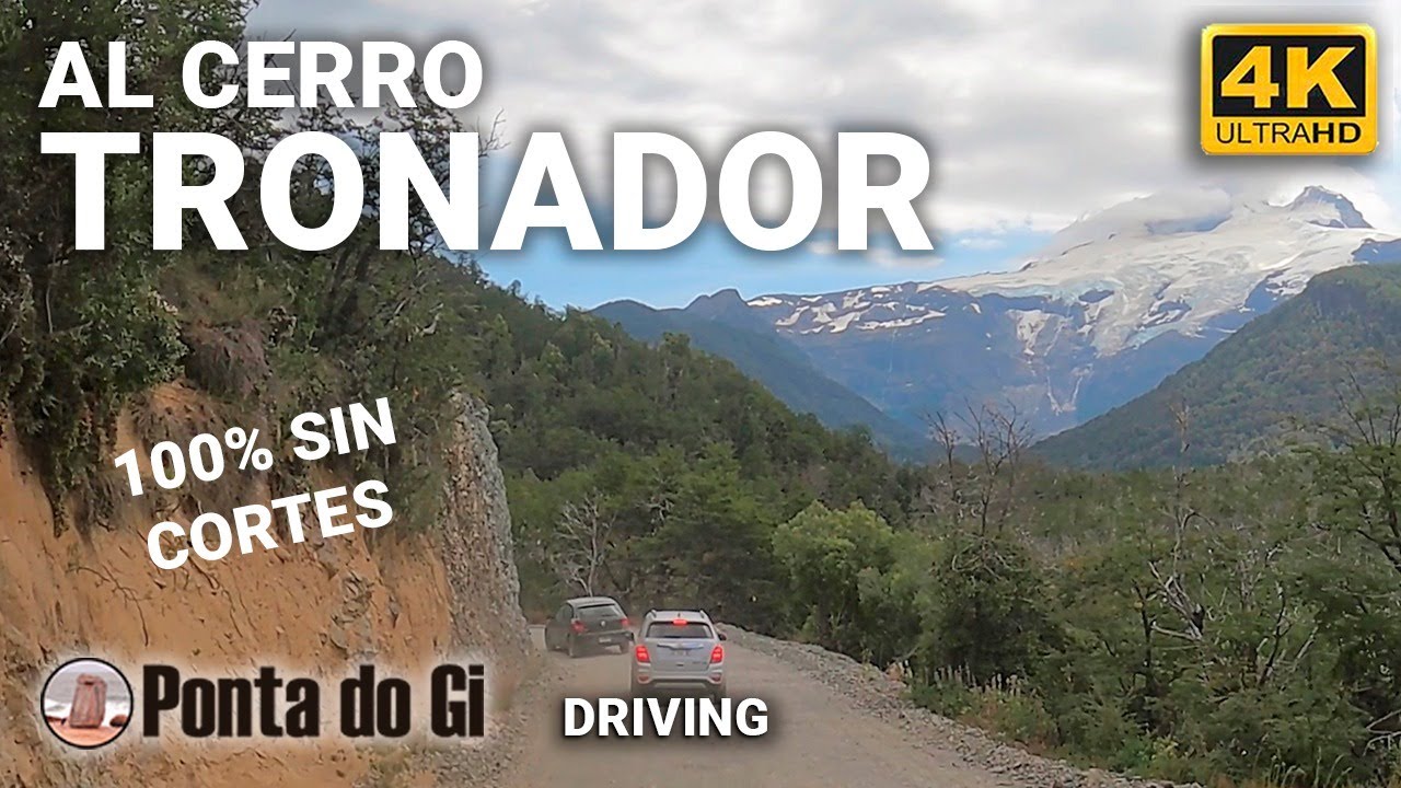 [4K] CERRO TRONADOR [CAMINO COMPLETO] en tiempo REAL desde RN 40 SIN CORTES #driving ENERO 2023