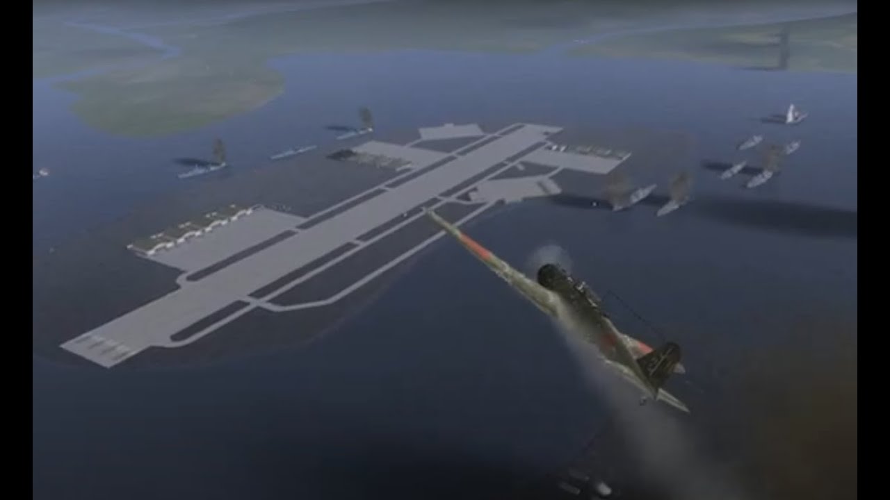 Штурмовик Ил 2 Забытые сражения, часть 2. Атака на Перл Харбор, японские торпедоносцы.