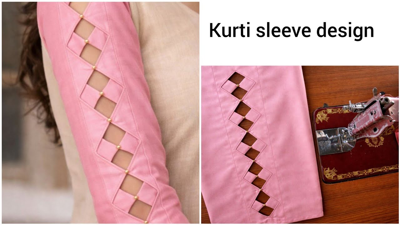 Kurti sleeve design cutting and stitching #newsleevedesign #kurtisleevesdesigns 