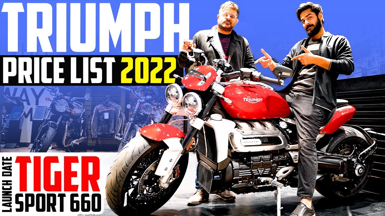 MOST AWAITED 😉 All Triumph Bike Latest Price List 2022 😎 Ft Trident 660, Rocket 3 & Tiger 660 🤘🏼