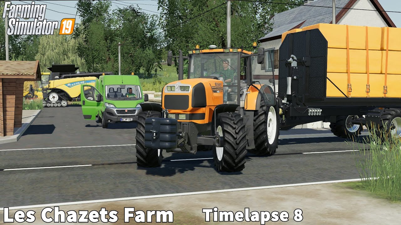 Selling Sugar Beet & Grass Bales, Corn Harvesting │Les Chazets│FS 19│Timelapse #08