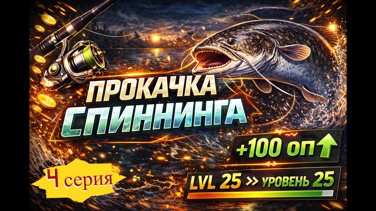 ПРОКАЧКА СПИННИНГА ➣ 4 СЕРИЯ - ФАРМЁЖ НА БЕЛОЙ➣ Русская Рыбалка 4(РР4)