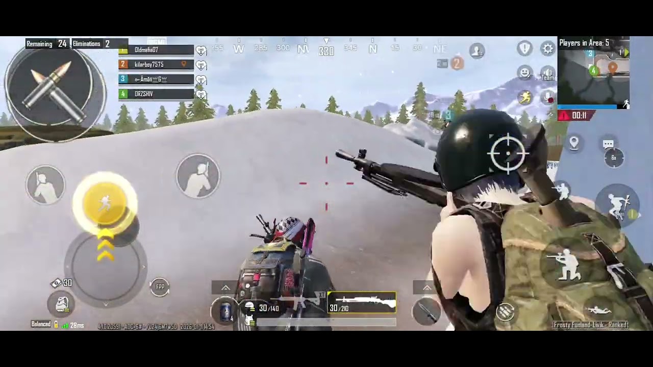BGMI match | LIVIK map | clutch