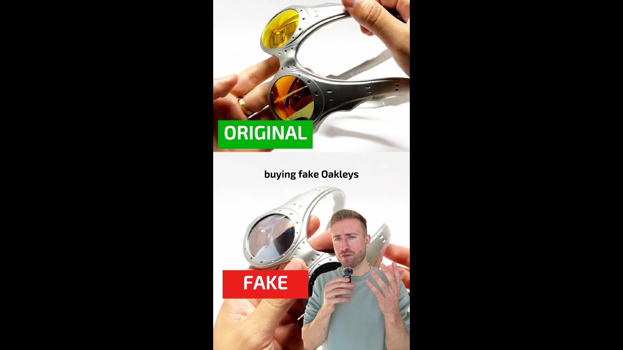 Are your Oakleys fake? 🥸