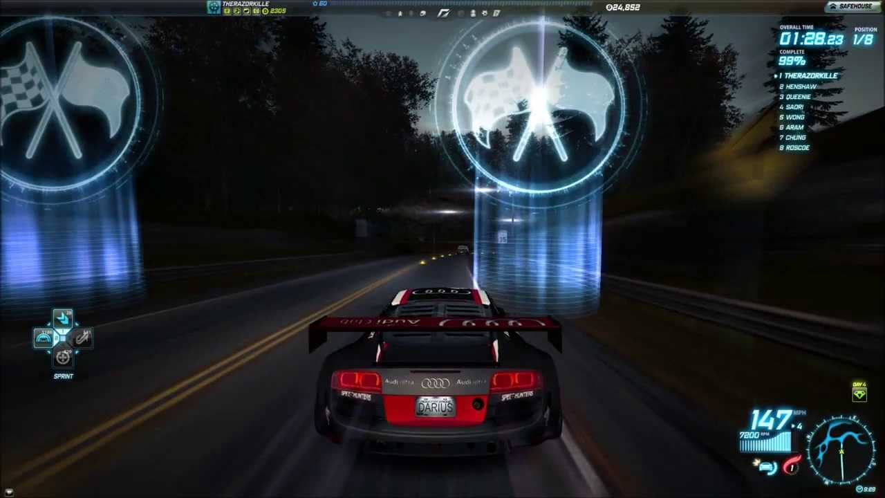 NFS World Crushing the AI With My New Car