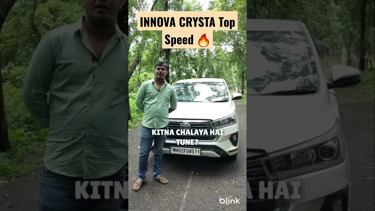 INNOVA CRYSTA TOP SPEED🔥#ytshorts #innovacrystafacelift #innovacrysta #viral #shorts #youtubeshorts