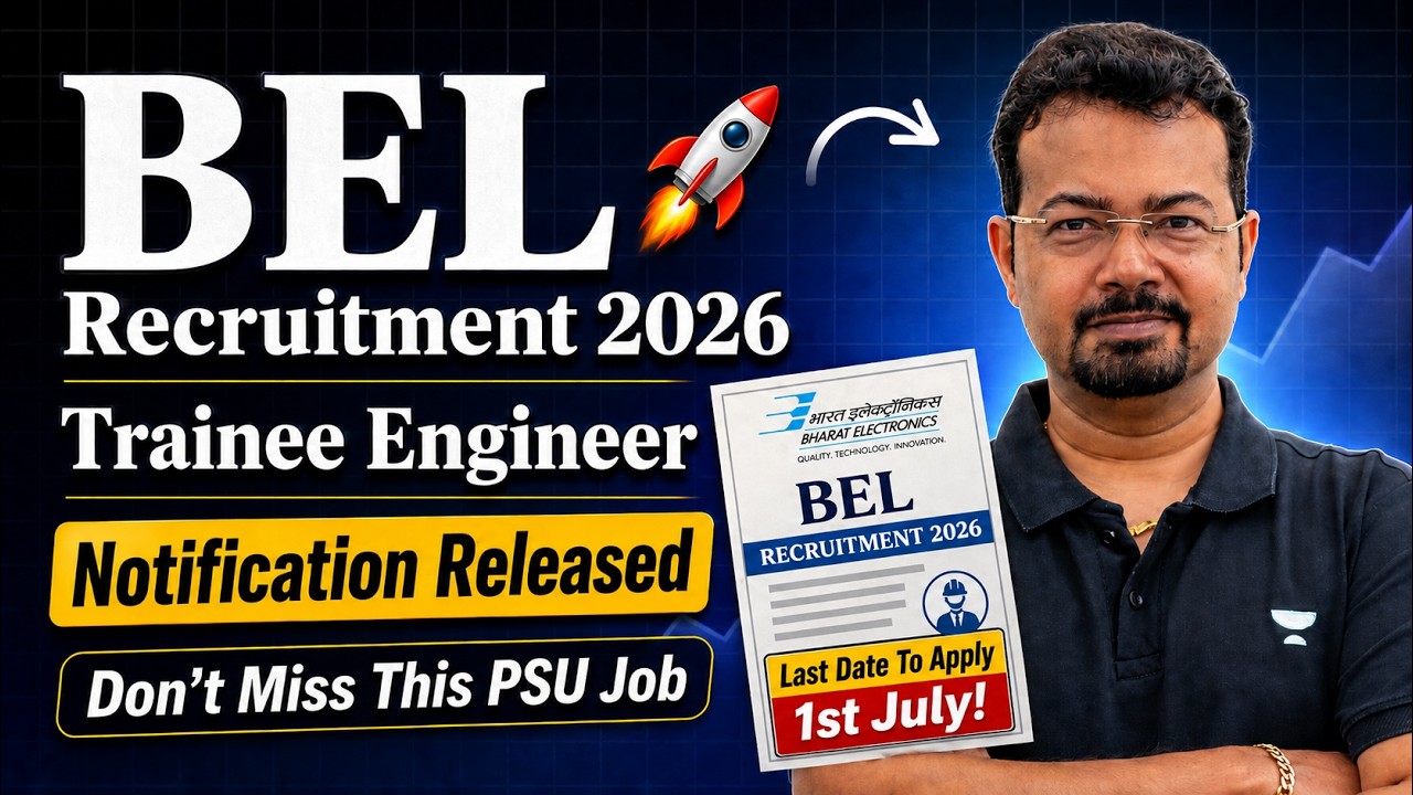 BEL Recruitment 2026 🚀 Trainee Engineer Notification Released | Don't Miss This PSU Job