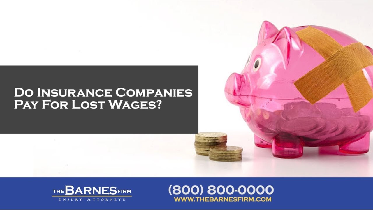 Do Insurance Companies Pay For Lost Wages? | The Barnes Firm Injury Attorneys