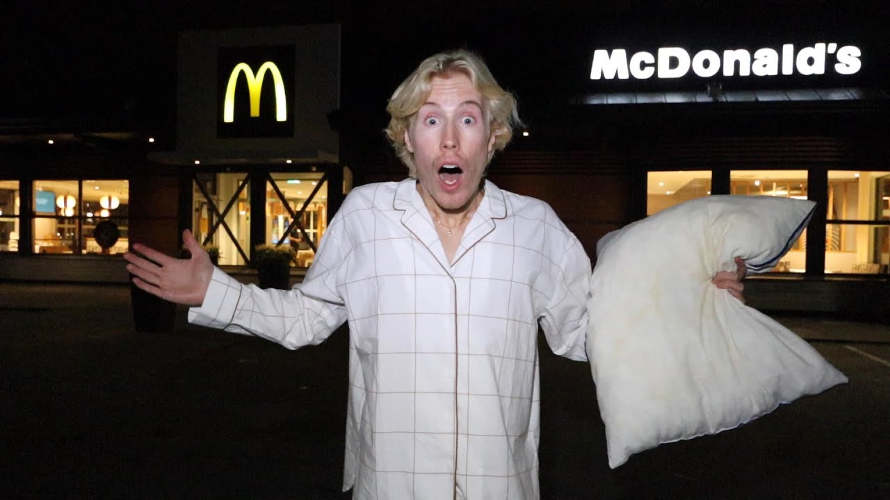 ÖVERNATTAR PÅ MCDONALDS