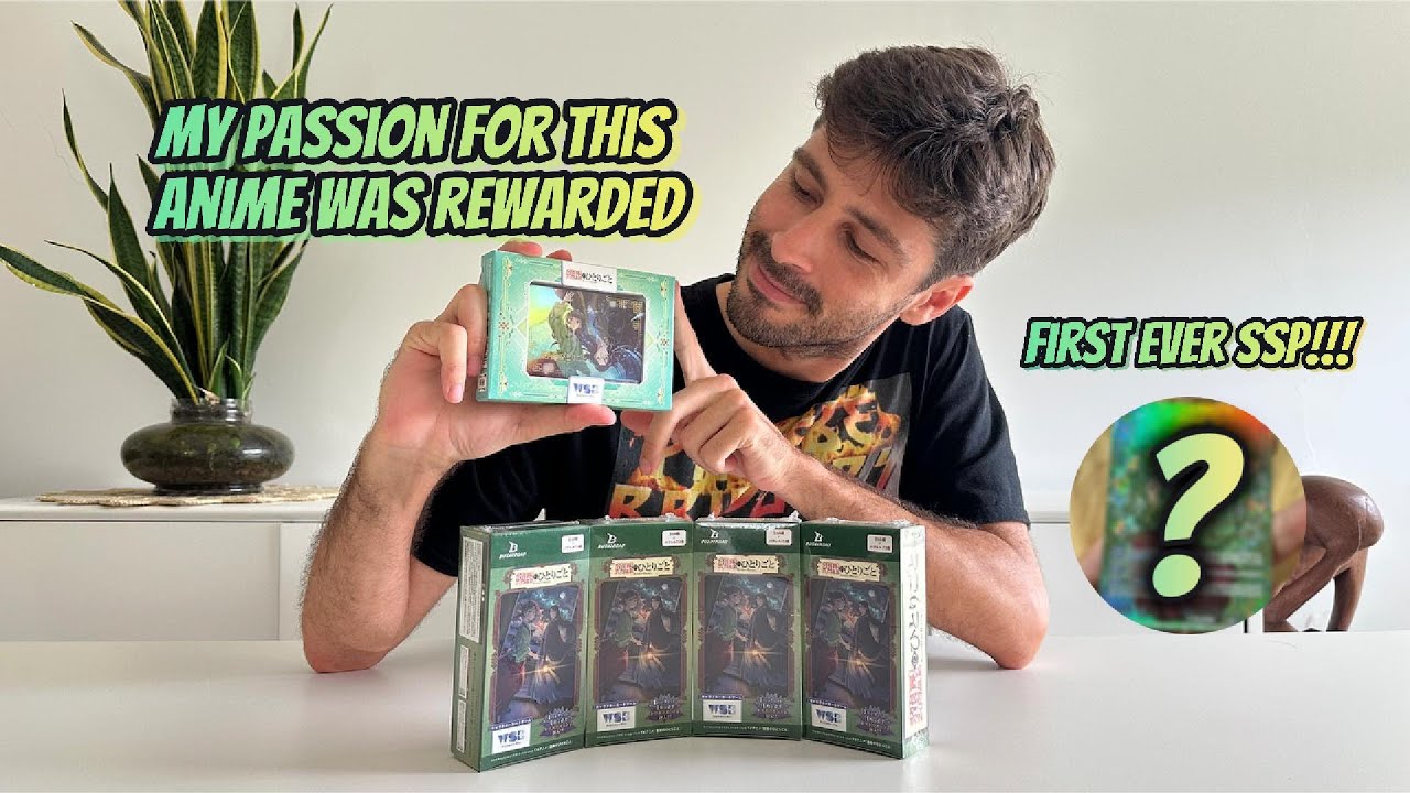 FIRST SSP CARD PULL EVER!!! Apothecary Diaries new collection 4 booster boxes & starter deck opening