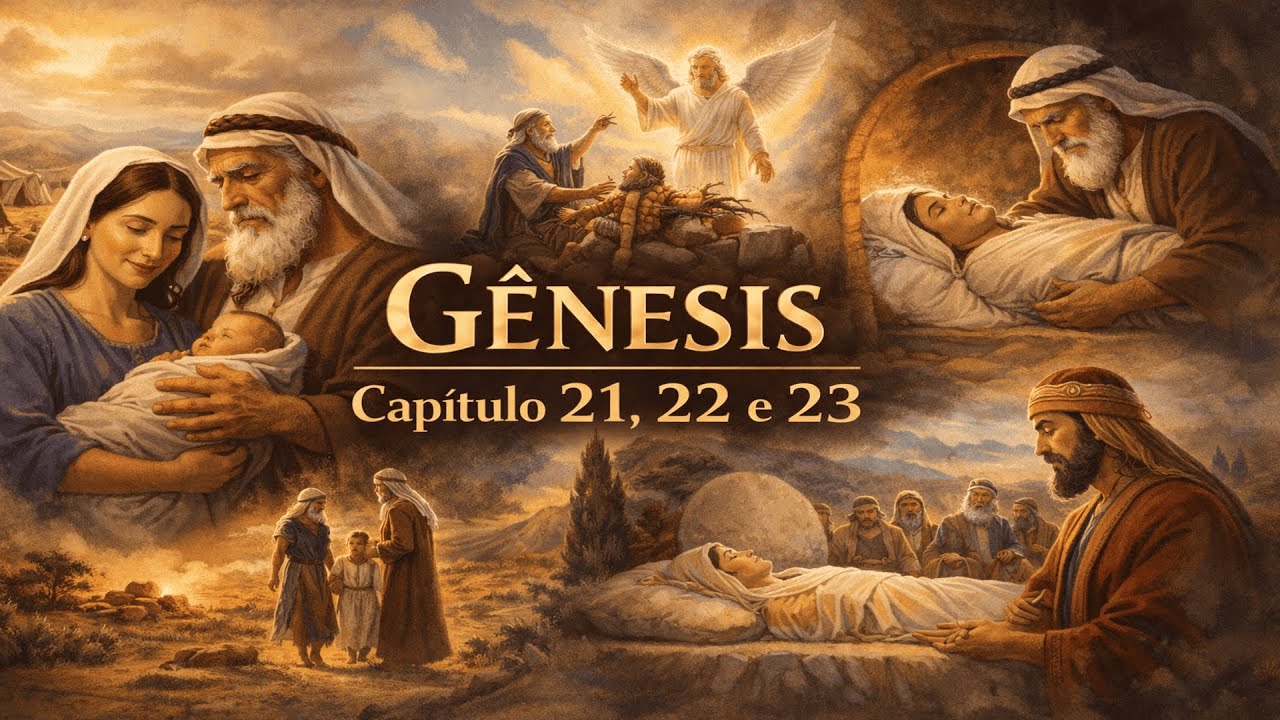Gênesis 21, 22 e 23: Isaque, o Sacrifício no Monte Moriá e a Morte de Sara