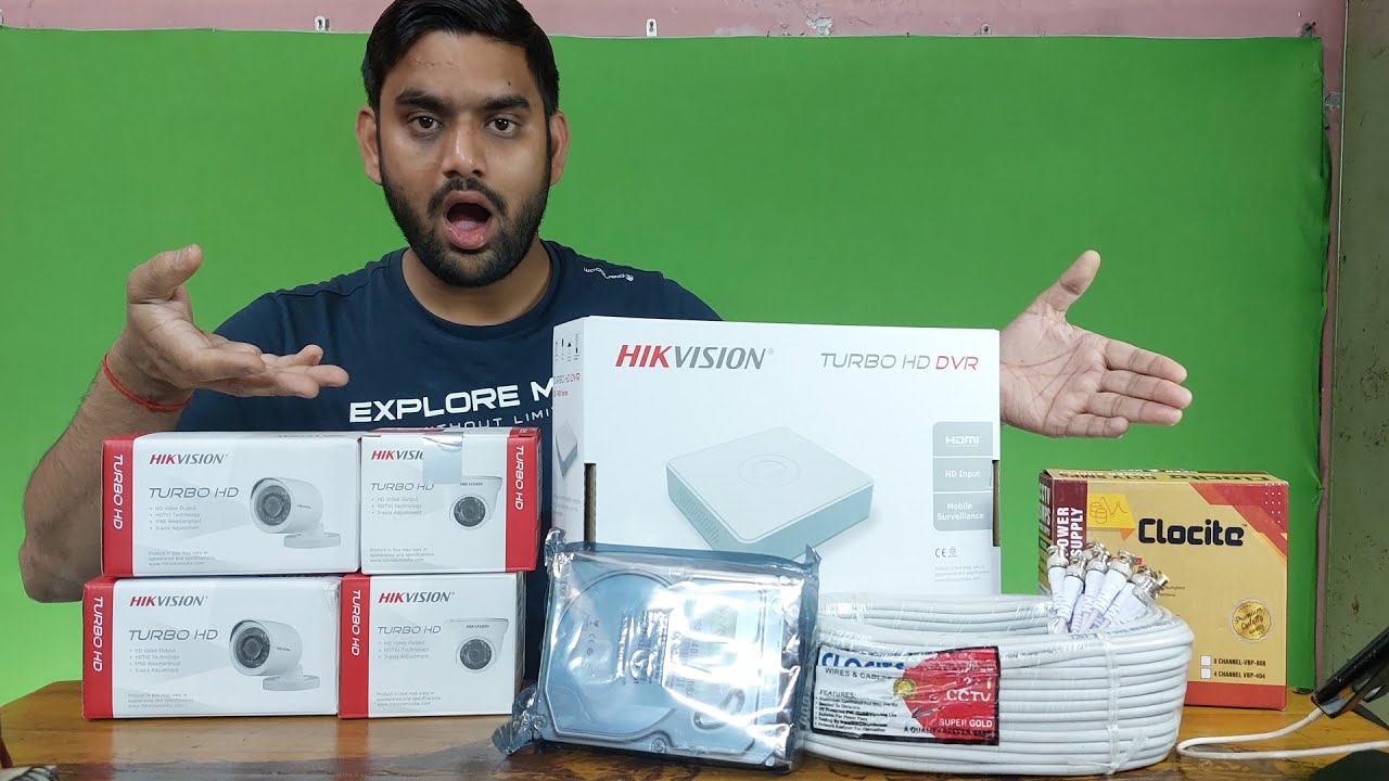 Purchased Online CCTV Full Camera System From Amazon Review | HikVision Full Setup | Amazon Product