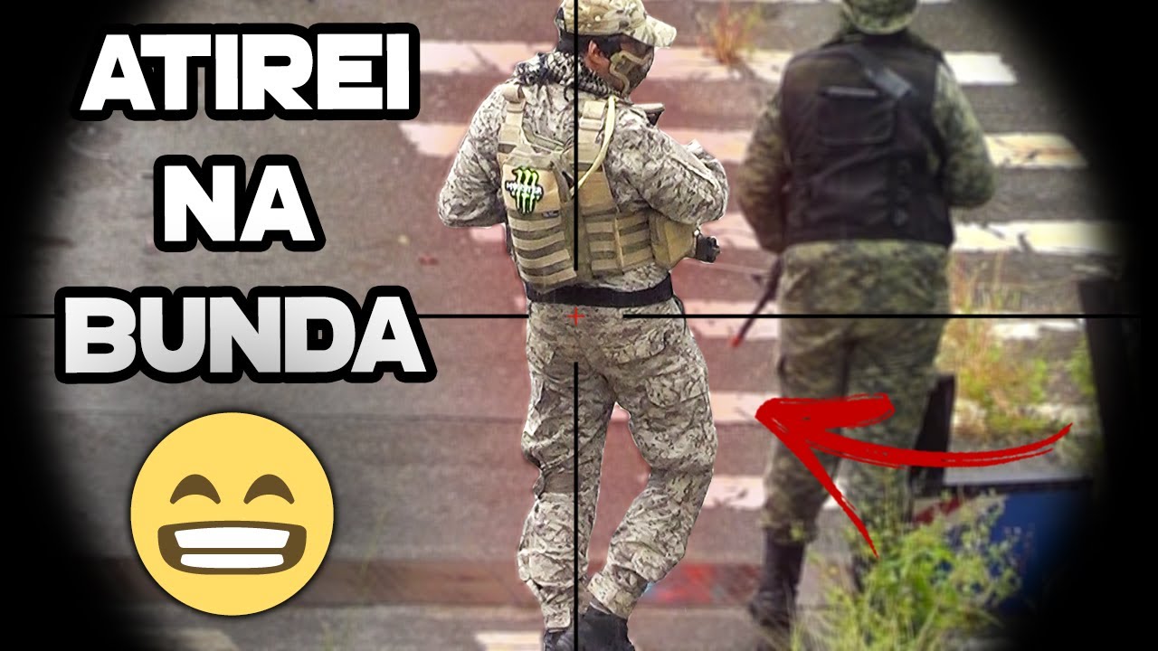 💥 ATIREI NA BUNDA DO INIMIGO❗ SNIPER AIRSOFT