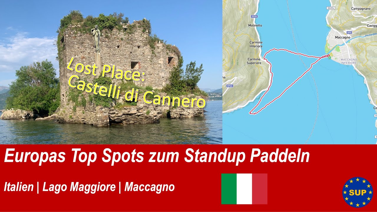 Top SUP Spots Europa | Lago Maggiore | Maccagno