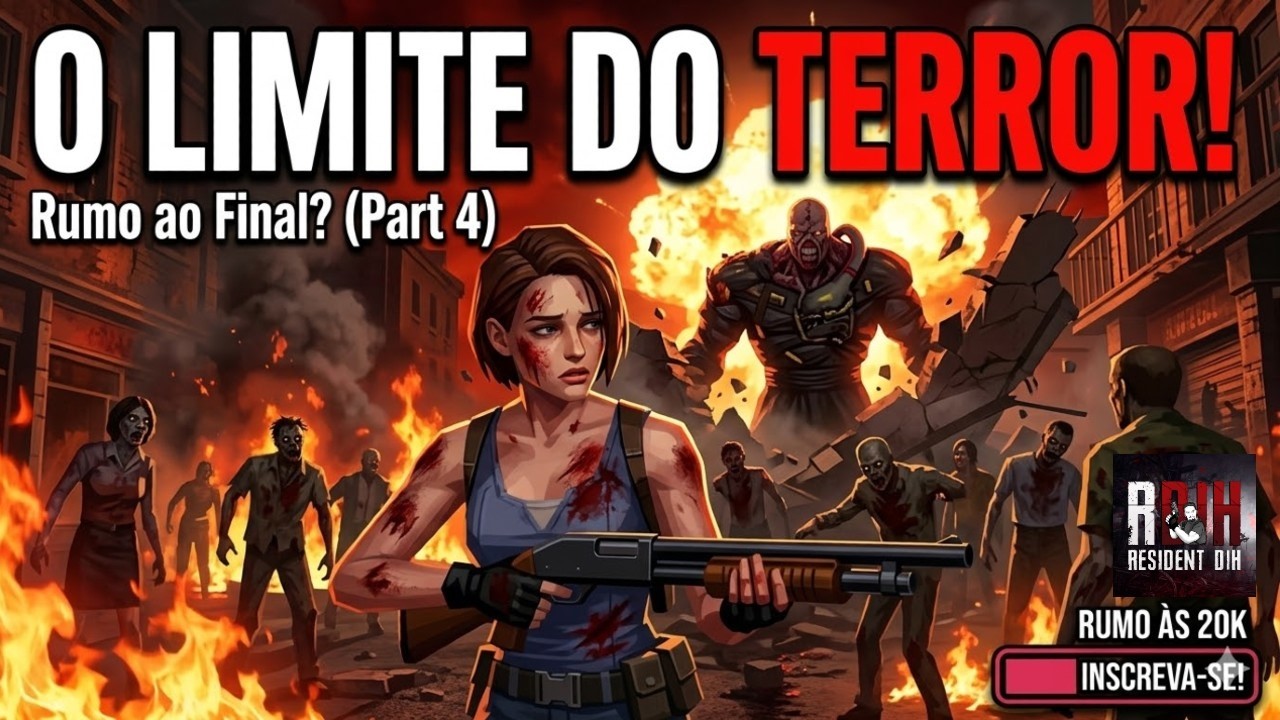 O LIMITE DO TERROR! 💀 Resident Evil 3: City of Ruin (Parte 4)