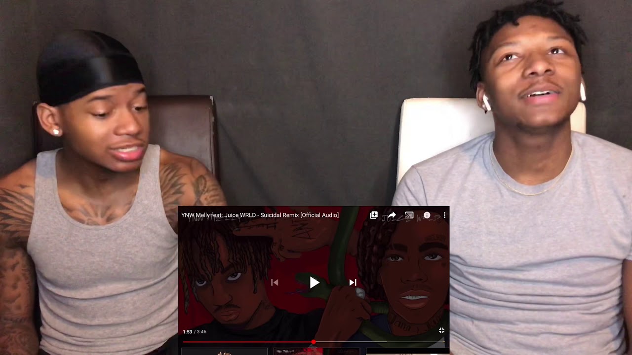 YNW Melly feat. Juice WRLD - Suicidal Remix [Official Audio] REACTION