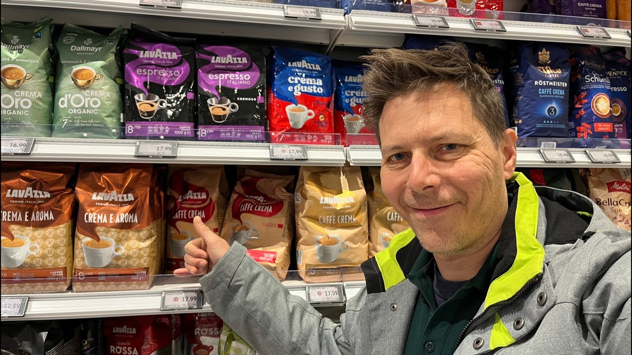 Going Shopping for Espresso Beans in a German Supermarket!