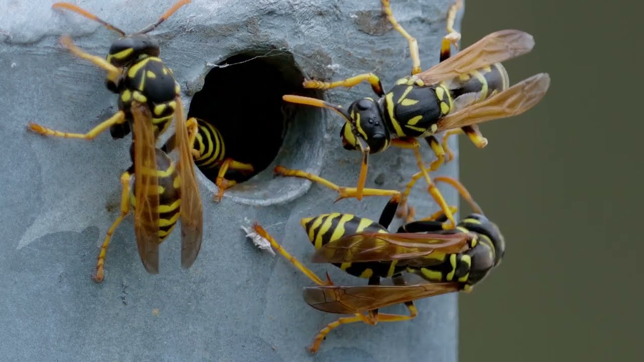Wespen am Werk – Einblicke in ihr Bauverhalten 2025